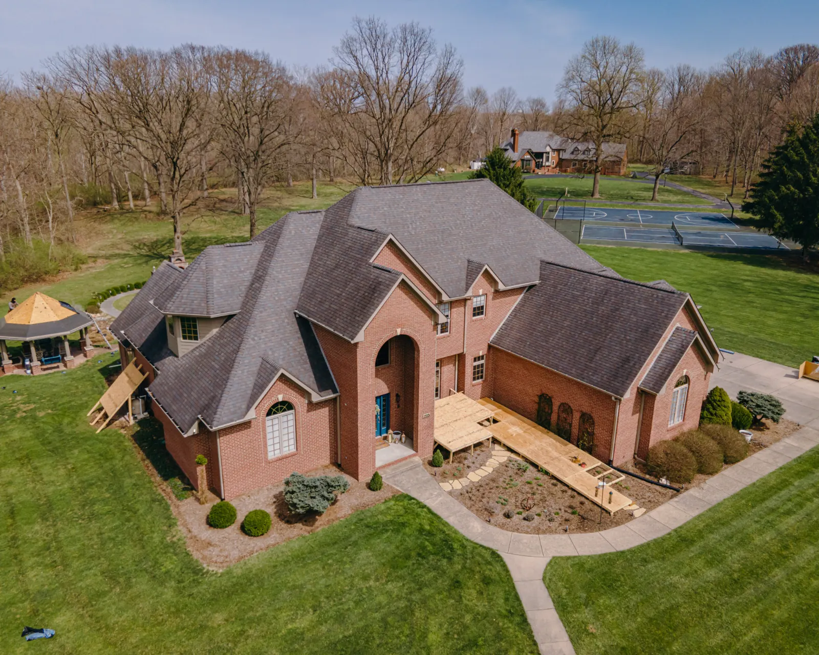 before restoration in Westfield, IN